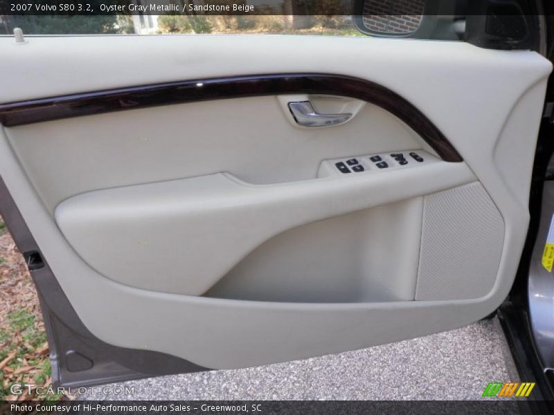 Oyster Gray Metallic / Sandstone Beige 2007 Volvo S80 3.2
