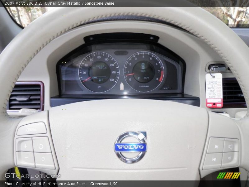 Oyster Gray Metallic / Sandstone Beige 2007 Volvo S80 3.2