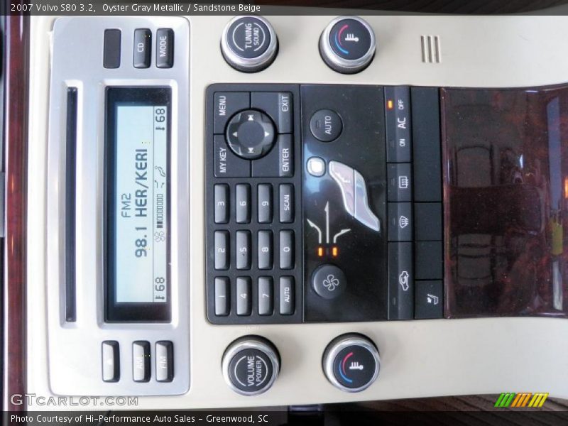 Oyster Gray Metallic / Sandstone Beige 2007 Volvo S80 3.2