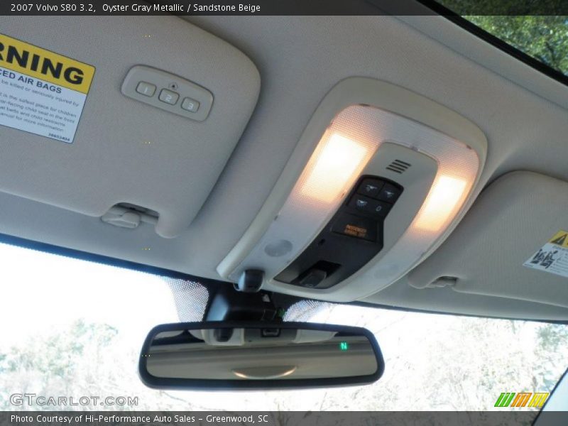 Oyster Gray Metallic / Sandstone Beige 2007 Volvo S80 3.2