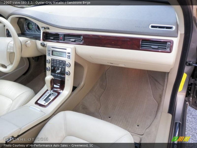 Oyster Gray Metallic / Sandstone Beige 2007 Volvo S80 3.2