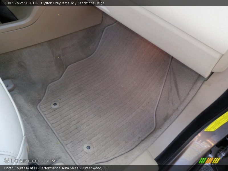 Oyster Gray Metallic / Sandstone Beige 2007 Volvo S80 3.2