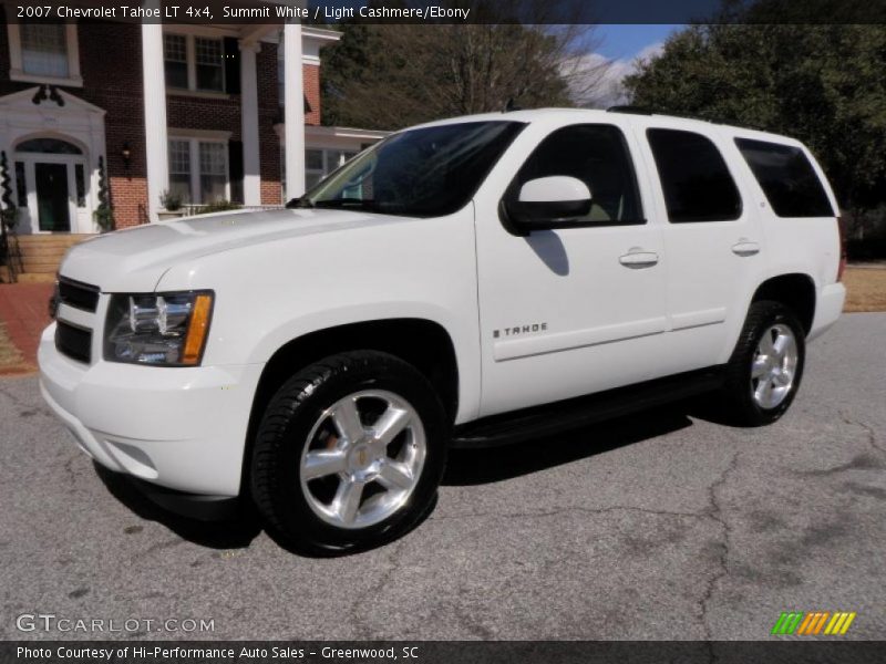 Summit White / Light Cashmere/Ebony 2007 Chevrolet Tahoe LT 4x4