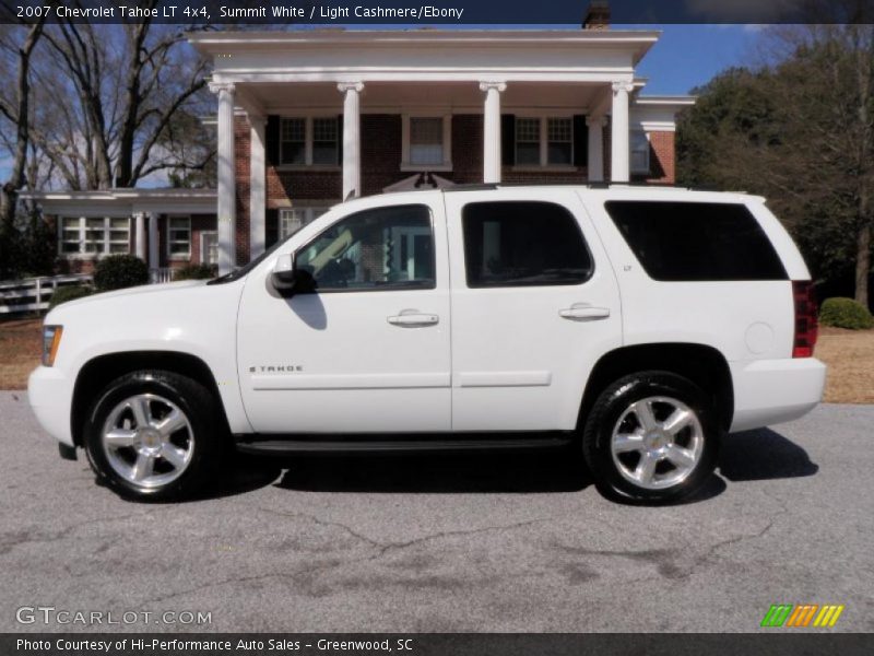 Summit White / Light Cashmere/Ebony 2007 Chevrolet Tahoe LT 4x4
