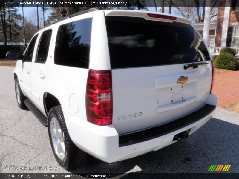 Summit White / Light Cashmere/Ebony 2007 Chevrolet Tahoe LT 4x4