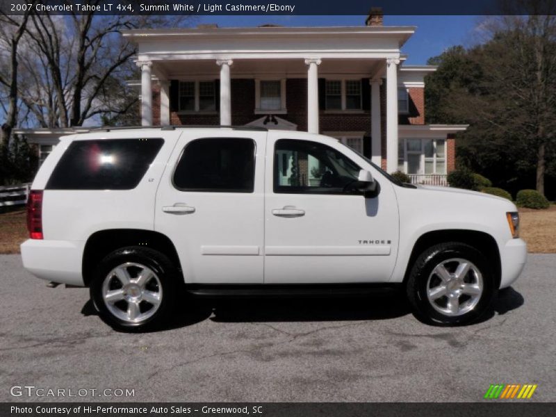 Summit White / Light Cashmere/Ebony 2007 Chevrolet Tahoe LT 4x4