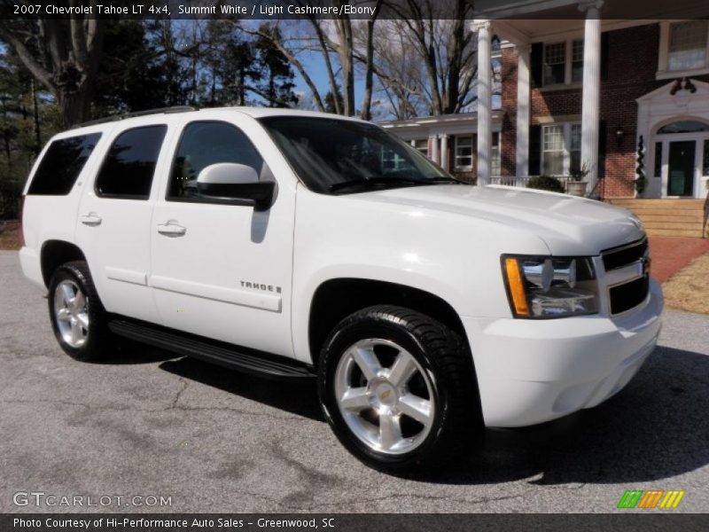 Summit White / Light Cashmere/Ebony 2007 Chevrolet Tahoe LT 4x4