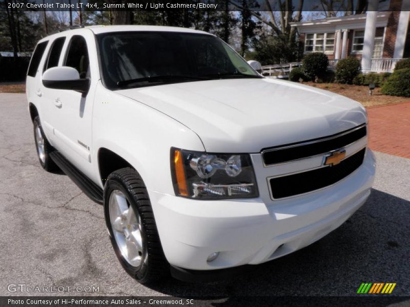 Summit White / Light Cashmere/Ebony 2007 Chevrolet Tahoe LT 4x4