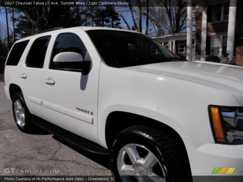 Summit White / Light Cashmere/Ebony 2007 Chevrolet Tahoe LT 4x4