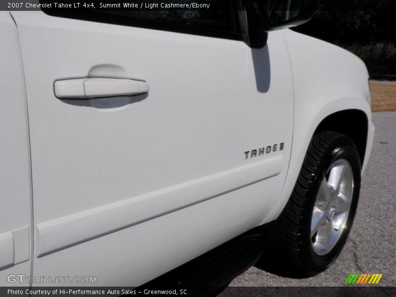 Summit White / Light Cashmere/Ebony 2007 Chevrolet Tahoe LT 4x4