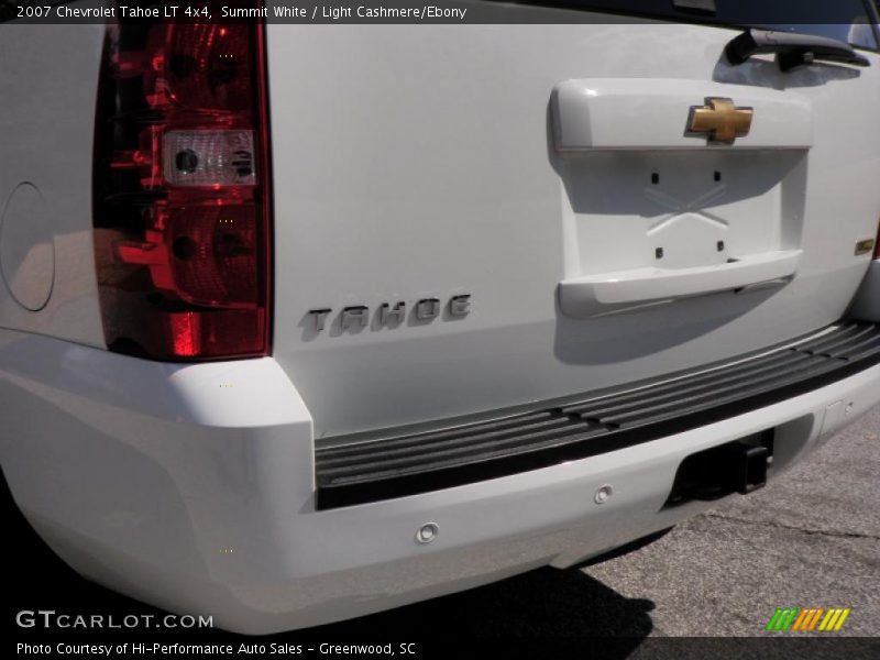 Summit White / Light Cashmere/Ebony 2007 Chevrolet Tahoe LT 4x4