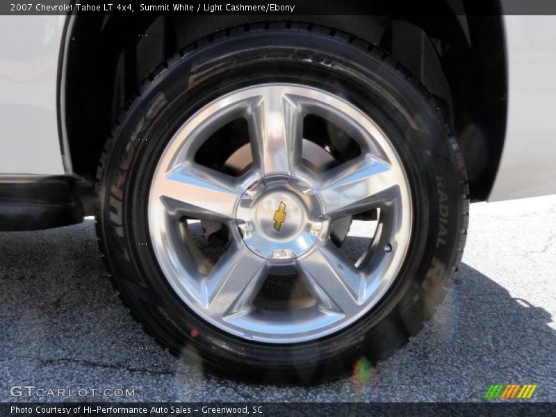 Summit White / Light Cashmere/Ebony 2007 Chevrolet Tahoe LT 4x4