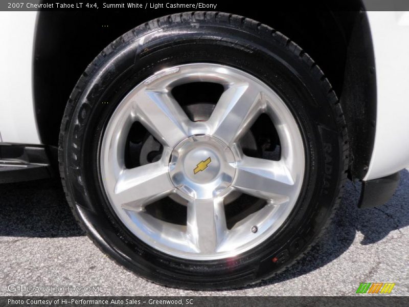 Summit White / Light Cashmere/Ebony 2007 Chevrolet Tahoe LT 4x4