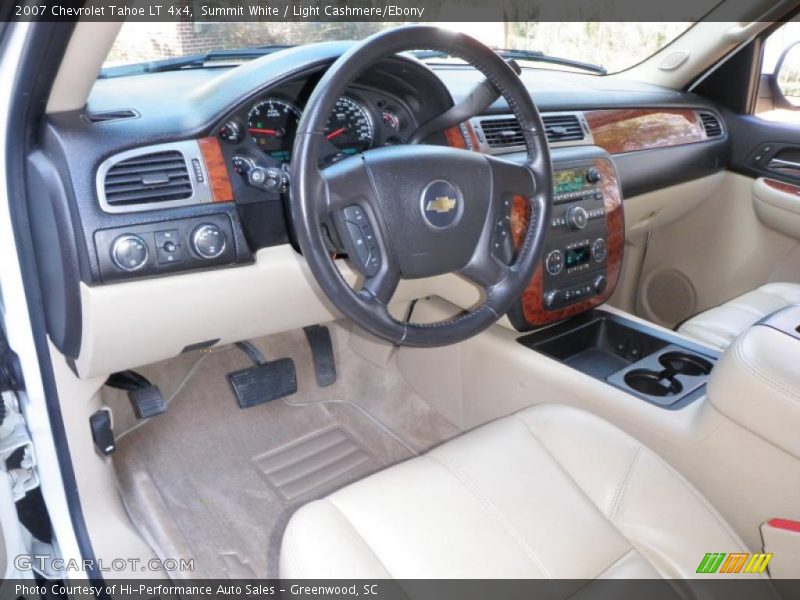 Summit White / Light Cashmere/Ebony 2007 Chevrolet Tahoe LT 4x4