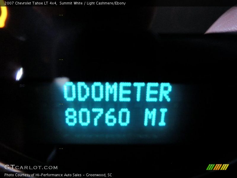 Summit White / Light Cashmere/Ebony 2007 Chevrolet Tahoe LT 4x4