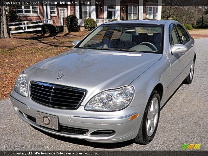 Brilliant Silver Metallic / Ash 2004 Mercedes-Benz S 430 Sedan