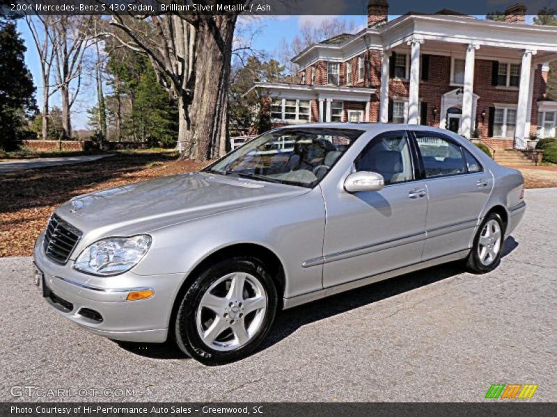 Brilliant Silver Metallic / Ash 2004 Mercedes-Benz S 430 Sedan