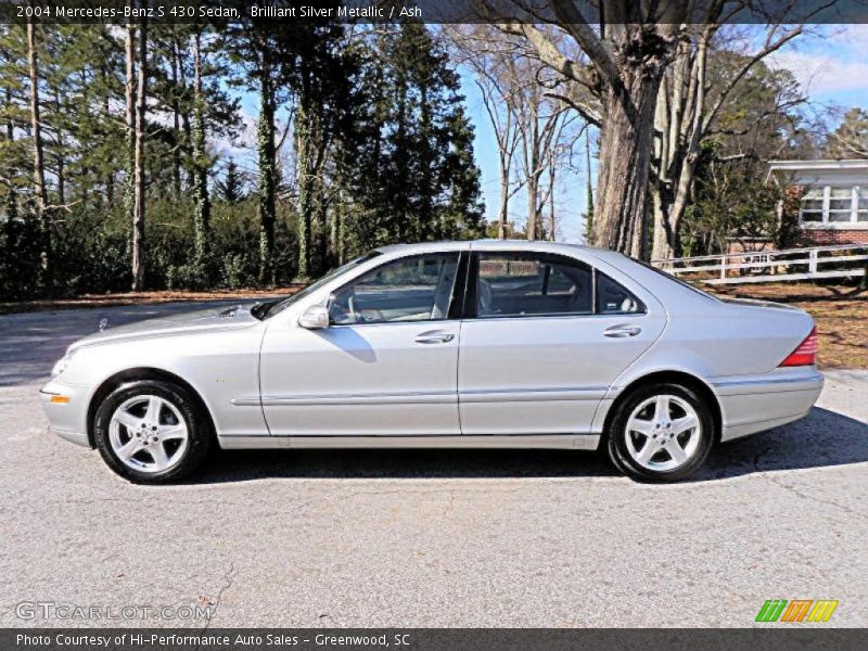 Brilliant Silver Metallic / Ash 2004 Mercedes-Benz S 430 Sedan