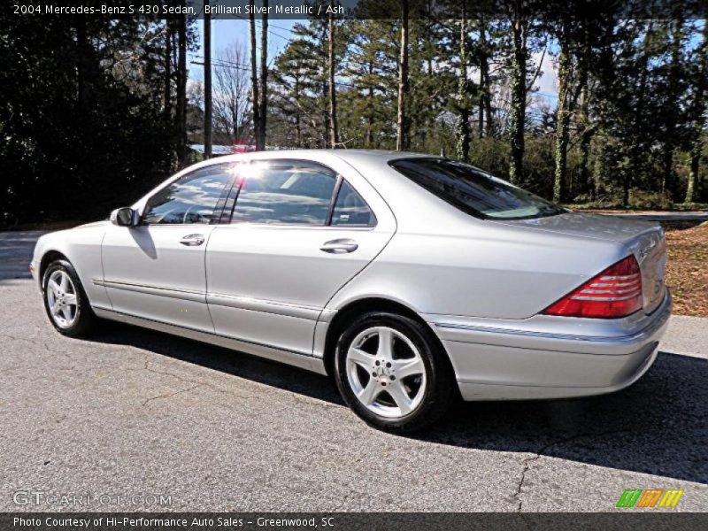 Brilliant Silver Metallic / Ash 2004 Mercedes-Benz S 430 Sedan