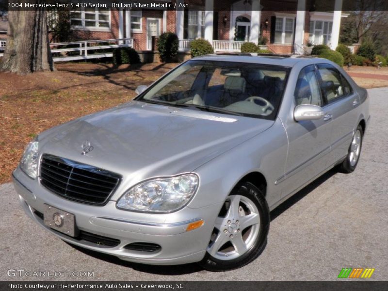 Brilliant Silver Metallic / Ash 2004 Mercedes-Benz S 430 Sedan