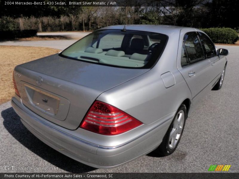 Brilliant Silver Metallic / Ash 2004 Mercedes-Benz S 430 Sedan
