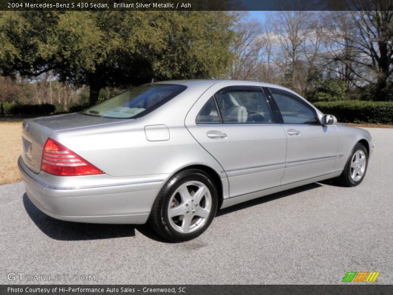 Brilliant Silver Metallic / Ash 2004 Mercedes-Benz S 430 Sedan