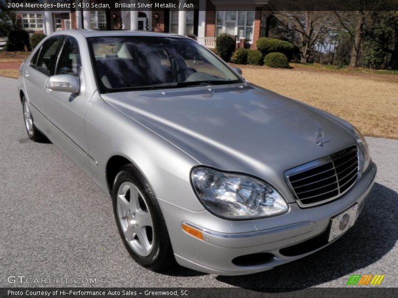 Brilliant Silver Metallic / Ash 2004 Mercedes-Benz S 430 Sedan