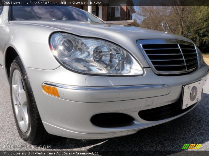 Brilliant Silver Metallic / Ash 2004 Mercedes-Benz S 430 Sedan