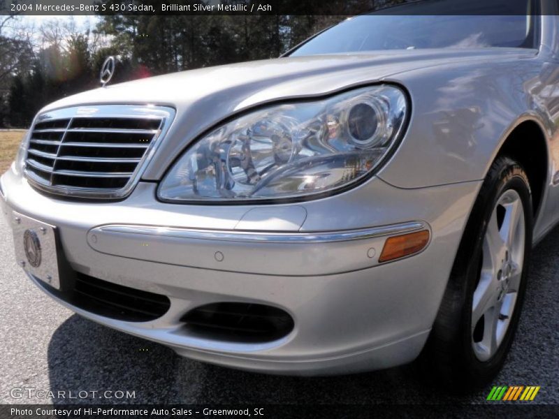 Brilliant Silver Metallic / Ash 2004 Mercedes-Benz S 430 Sedan