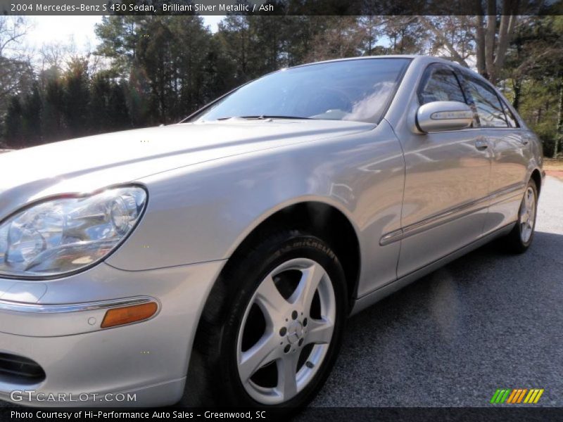 Brilliant Silver Metallic / Ash 2004 Mercedes-Benz S 430 Sedan