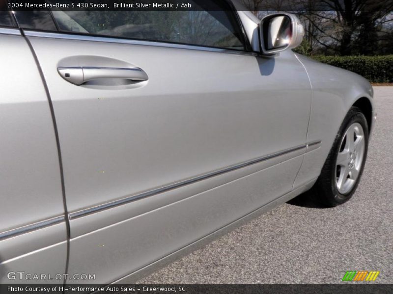 Brilliant Silver Metallic / Ash 2004 Mercedes-Benz S 430 Sedan