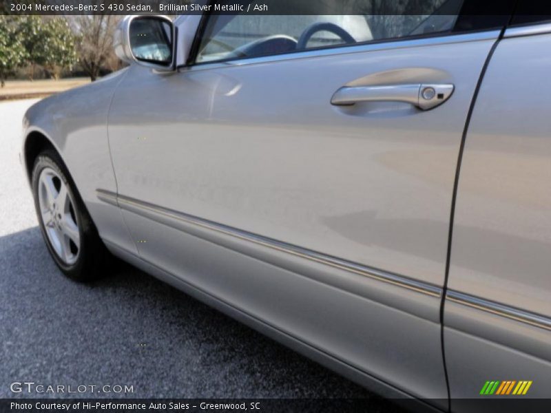 Brilliant Silver Metallic / Ash 2004 Mercedes-Benz S 430 Sedan