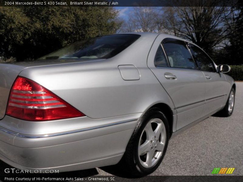 Brilliant Silver Metallic / Ash 2004 Mercedes-Benz S 430 Sedan