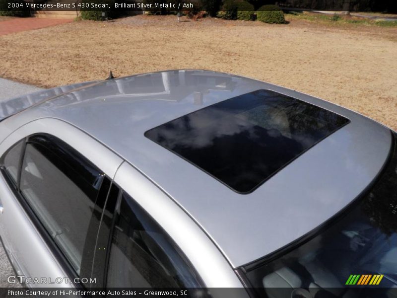 Brilliant Silver Metallic / Ash 2004 Mercedes-Benz S 430 Sedan