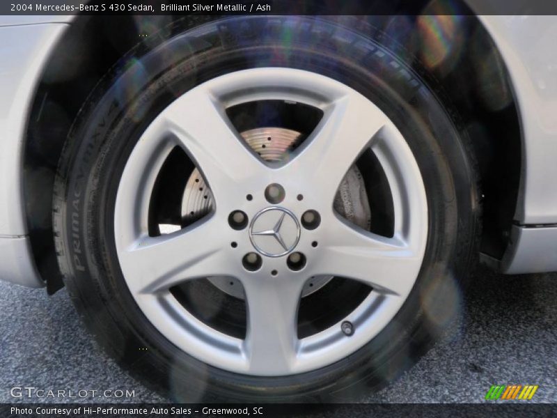 Brilliant Silver Metallic / Ash 2004 Mercedes-Benz S 430 Sedan
