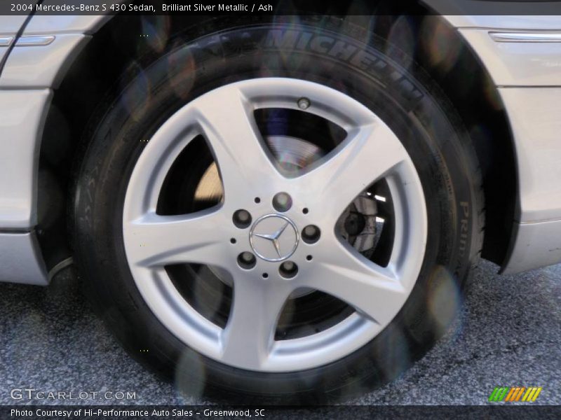 Brilliant Silver Metallic / Ash 2004 Mercedes-Benz S 430 Sedan