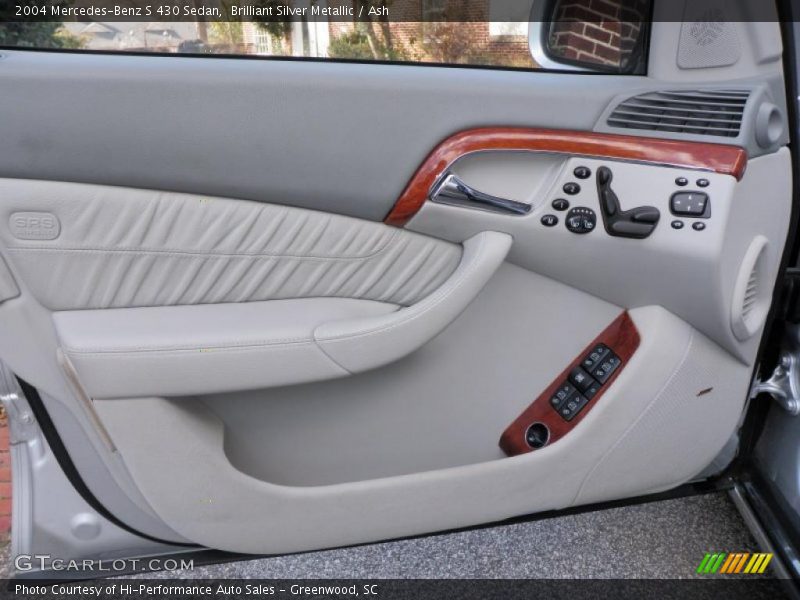Brilliant Silver Metallic / Ash 2004 Mercedes-Benz S 430 Sedan