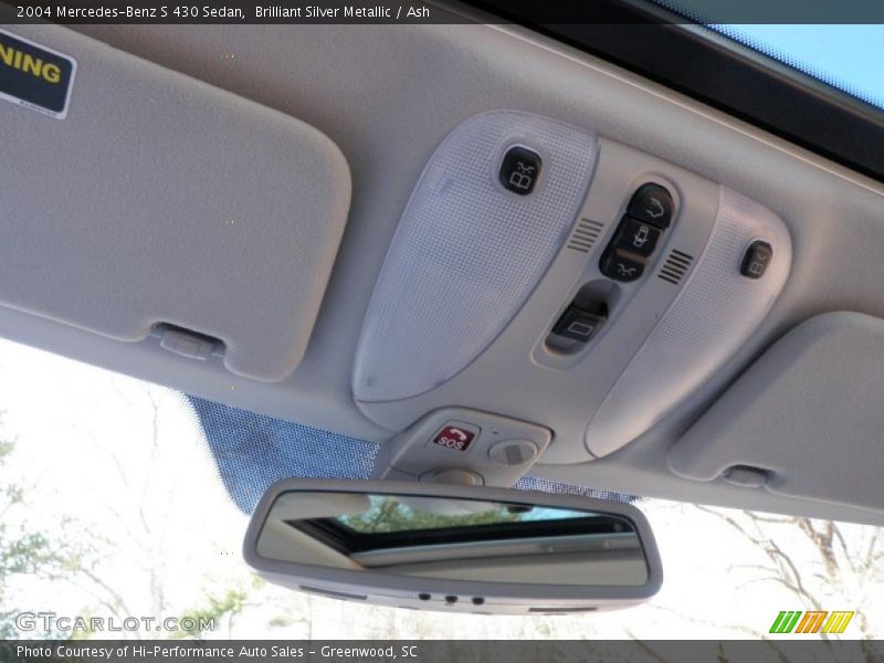 Brilliant Silver Metallic / Ash 2004 Mercedes-Benz S 430 Sedan