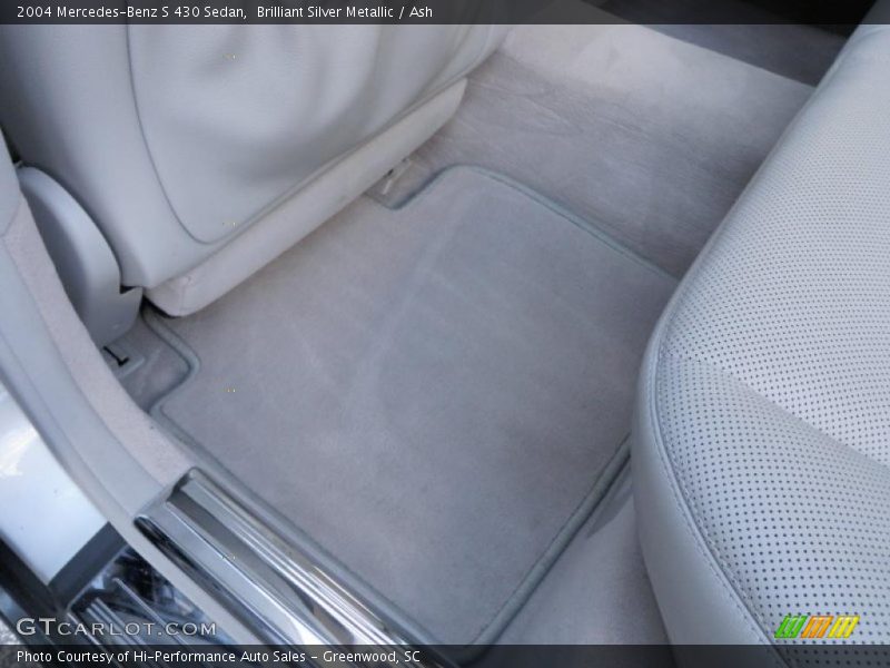 Brilliant Silver Metallic / Ash 2004 Mercedes-Benz S 430 Sedan
