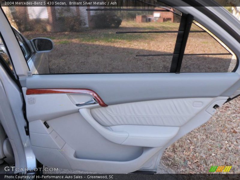 Brilliant Silver Metallic / Ash 2004 Mercedes-Benz S 430 Sedan