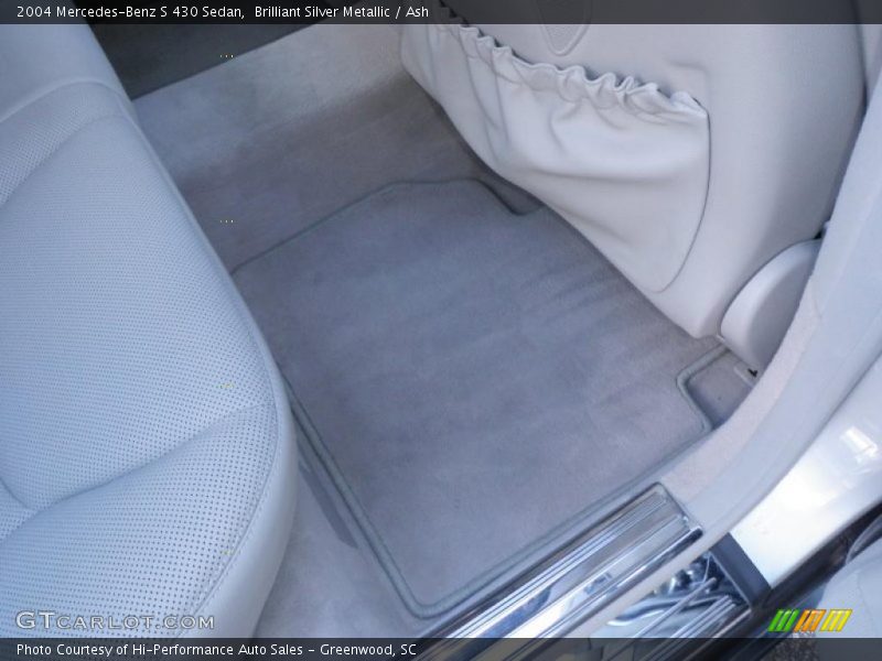 Brilliant Silver Metallic / Ash 2004 Mercedes-Benz S 430 Sedan