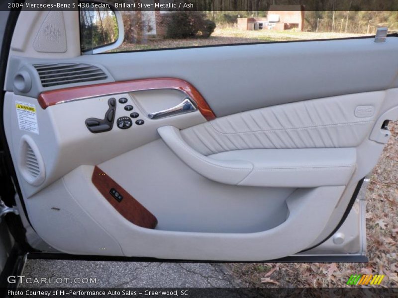 Brilliant Silver Metallic / Ash 2004 Mercedes-Benz S 430 Sedan