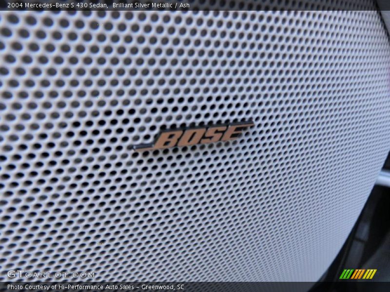 Brilliant Silver Metallic / Ash 2004 Mercedes-Benz S 430 Sedan