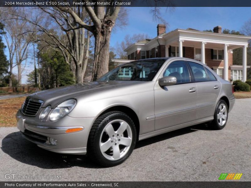 Pewter Silver Metallic / Charcoal 2004 Mercedes-Benz E 500 Sedan