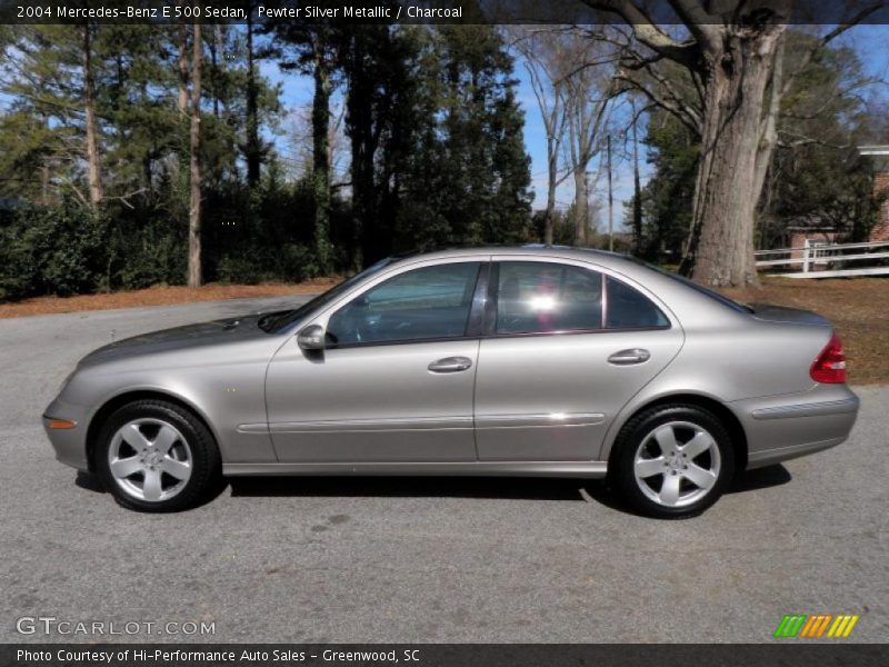 Pewter Silver Metallic / Charcoal 2004 Mercedes-Benz E 500 Sedan