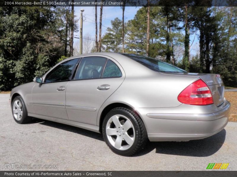 Pewter Silver Metallic / Charcoal 2004 Mercedes-Benz E 500 Sedan