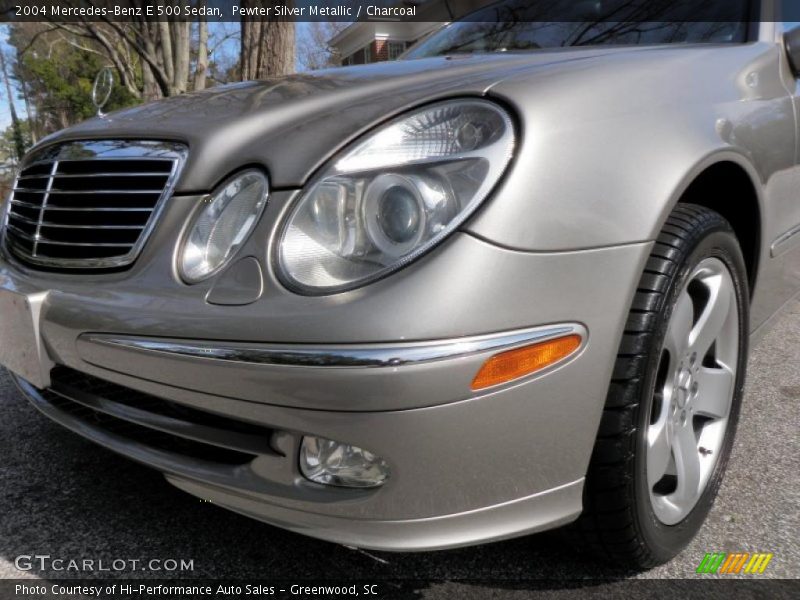 Pewter Silver Metallic / Charcoal 2004 Mercedes-Benz E 500 Sedan