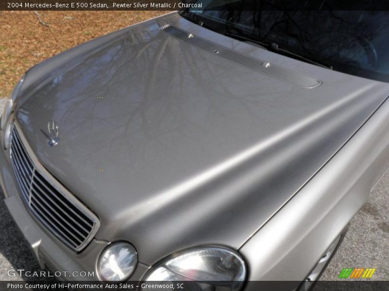 Pewter Silver Metallic / Charcoal 2004 Mercedes-Benz E 500 Sedan