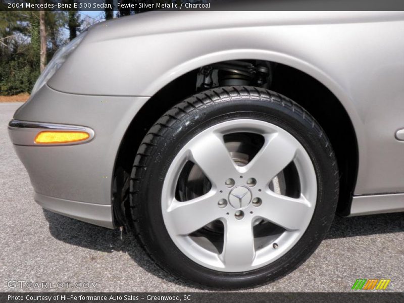 Pewter Silver Metallic / Charcoal 2004 Mercedes-Benz E 500 Sedan