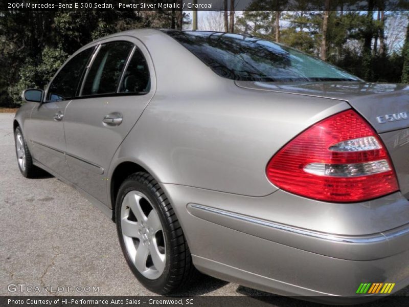 Pewter Silver Metallic / Charcoal 2004 Mercedes-Benz E 500 Sedan